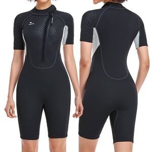Abahub 2/3 mm shorty wetsuit size M